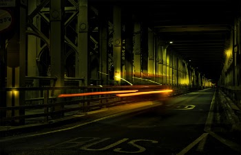 Long Exposure Photo of Car on Road