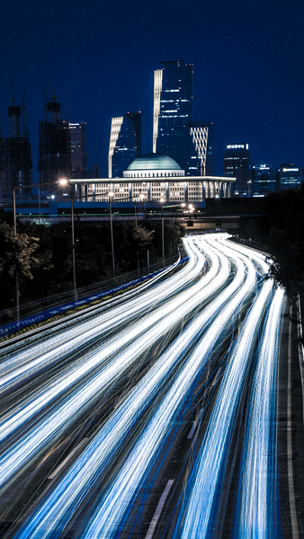 Long Exposure Photo of Road