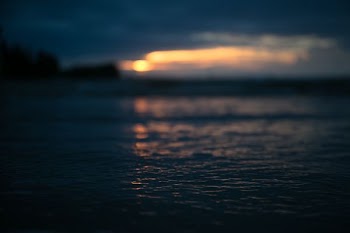 long exposure photography of body of water