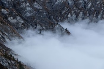 long exposure photography of clouds