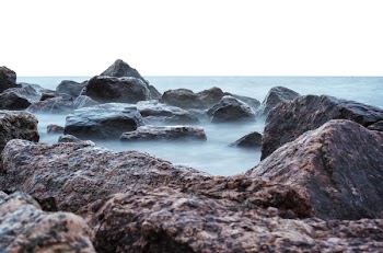 Long Exposure Photography of Rock Formation