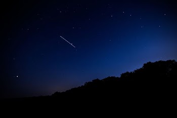 long exposure photography of sky