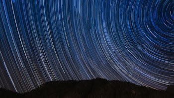 long exposure photography of stars