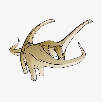 Long-neck dinosaurs clipart, extinct animal | Free Photo - rawpixel