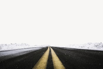 Long road border, travel photo | Free PSD - rawpixel