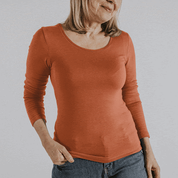 Long sleeve shirt mockup, women's | Free PSD Mockup - rawpixel