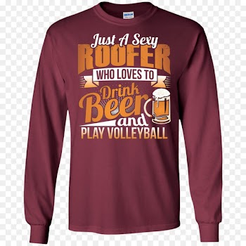 Long-sleeved T-shirt Hoodie Supreme - Playing volleyball 