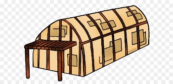 Longhouse, Iroquois, House, Furniture, Wood PNG