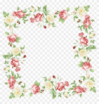 Look At Flowers High Quality Png Images Archive - Vintage Flower Border Png