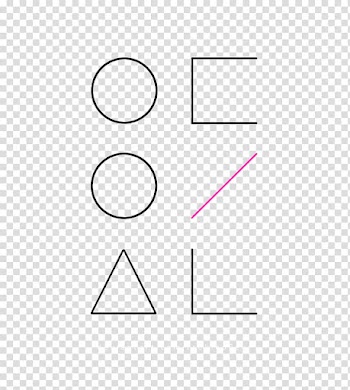 LOONA Logo, pink line on black background transparent background PNG clipart
