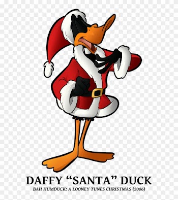 Looney Tunes Clip Art For Christmas - Merry Christmas Daffy Duck