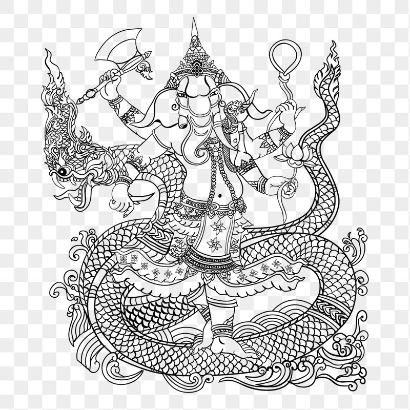 Lord Ganesha png sticker, Hindu | Free PNG - rawpixel
