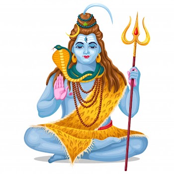 Lord shiva. holiday maha shivratri. Free Vector