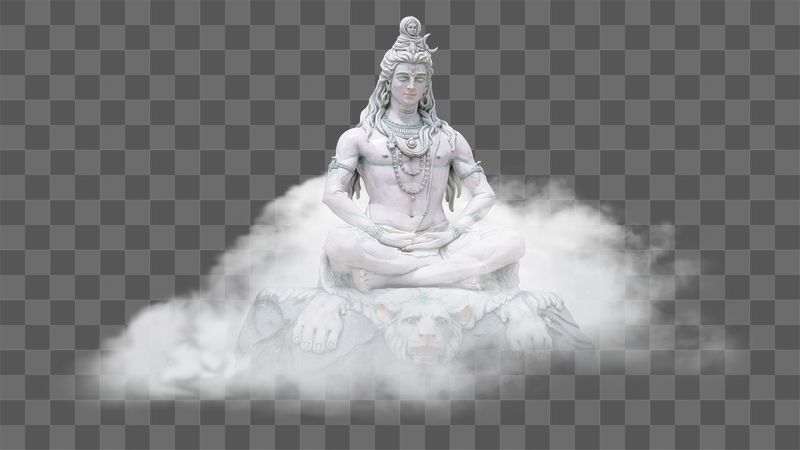 Lord Shiva png statue sticker, | Free PNG - rawpixel