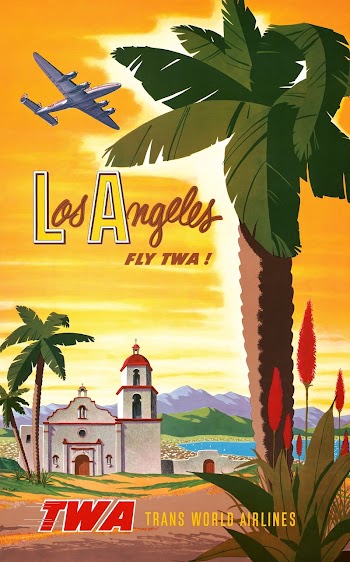 Los Angeles - fly TWA! | Free Photo Illustration - rawpixel
