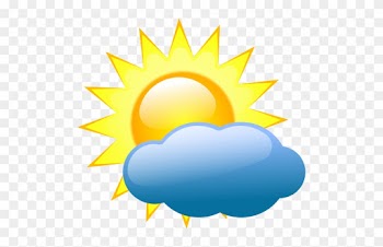 Los Escribas - Sun And Clouds Clipart