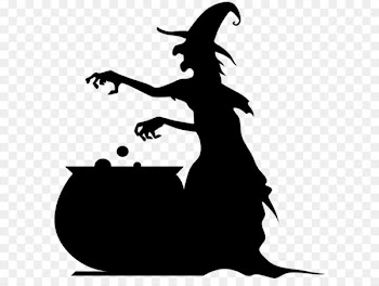 Lossless compression Image file formats Computer file - Witch with Cauldron Silhouette PNG Clip Ar 