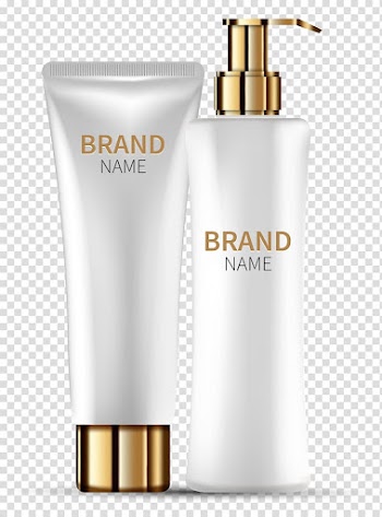 Lotion Cosmetics, hand-painted white wash milk set transparent background PNG clipart