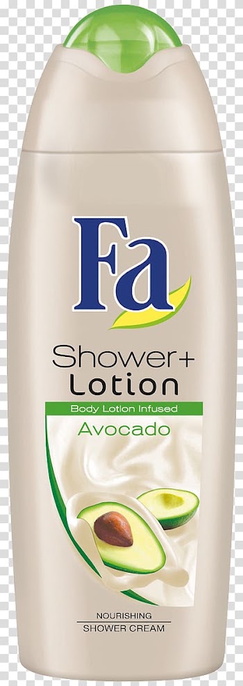 Lotion Fa Shower gel Cosmetics, avocado watercolor transparent background PNG clipart