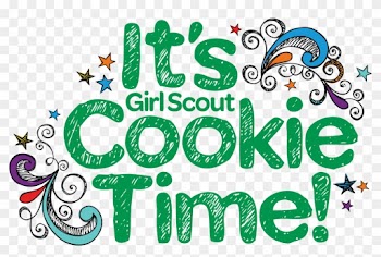 Lots Of Girl Scout Cookie Sale Clip Art - Girl Scout Cookie Time