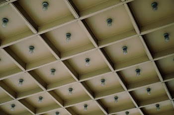 Lots of Light Bulbs on White Ceiling