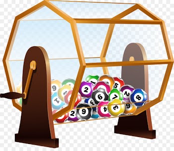 Lottery machine Illustration - Vector glass box of colored balls 