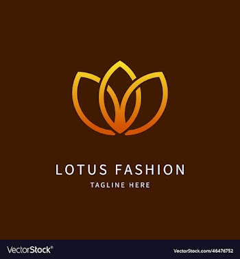 lotus fashion logo design