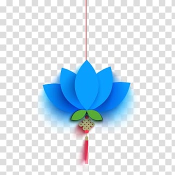 Lotus lamp transparent background PNG clipart