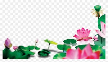Lotus Pond Nelumbo Nucifera Clip Art - Women Canvas Floral Shoulder Bag Casual Big Capacity