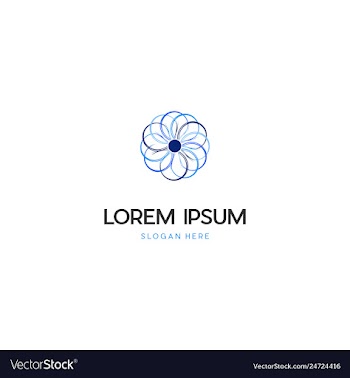 Lotus therapy creative business logo vector image
