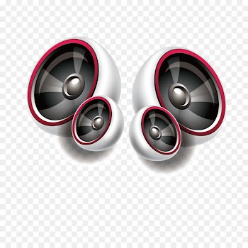Loudspeaker Audio electronics Computer speakers - Hand drawn vector audio speakers 