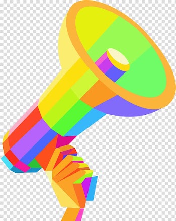 Loudspeaker Icon, Mosaic color speaker transparent background PNG clipart