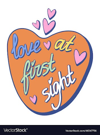 love at first sight decorative heart