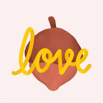 Love autumn season acorn illustration | Free stock vector - 472854