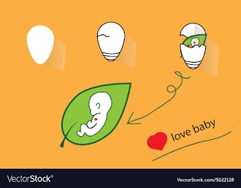 Love baby vector image
