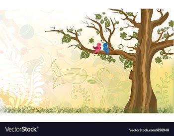 Love birds vector image