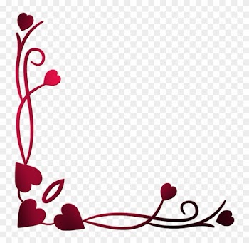 Love Blogger Valentine's Day - Love Border Design Png