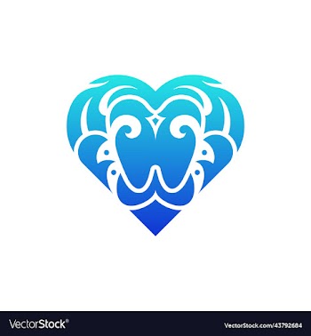 love dental ornament luxury creative logo