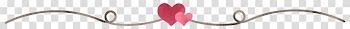 Love dividing line transparent background PNG clipart