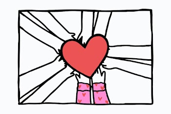 Love doodle psd hands sharing heart | Free stock illustration | High Resolution graphic
