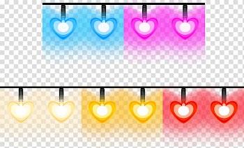 Love Drawing, Hand painted colorful love candle transparent background PNG clipart
