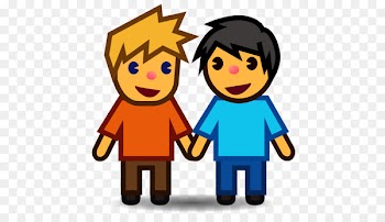 Love Emoji couple Clip art - holding hands 