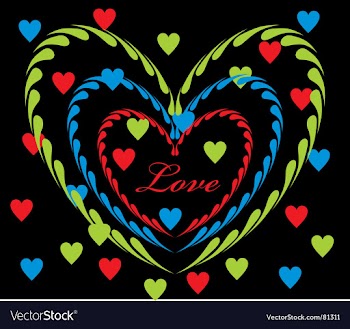 Love graphic vector image