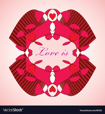 Love graphic vector image