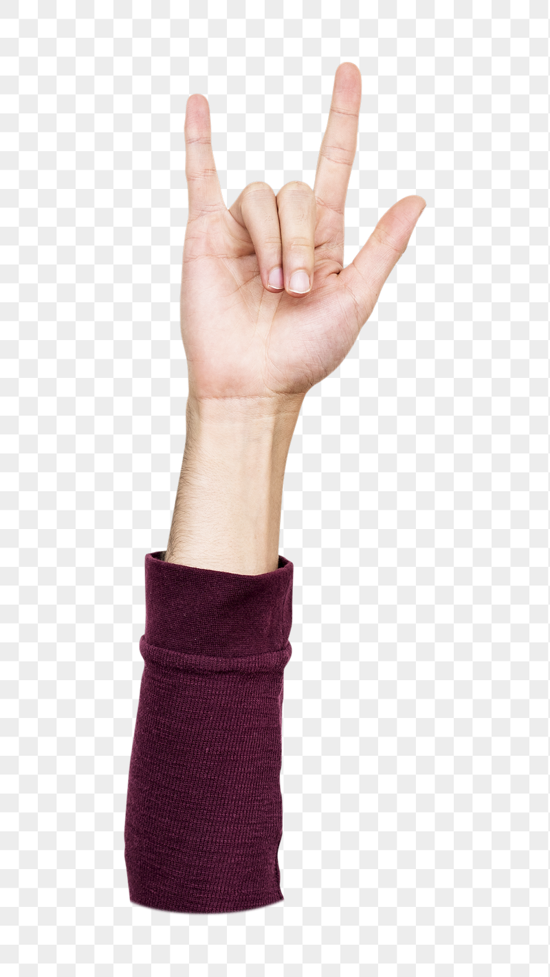 Love hand gesture png, transparent | Free PNG - rawpixel