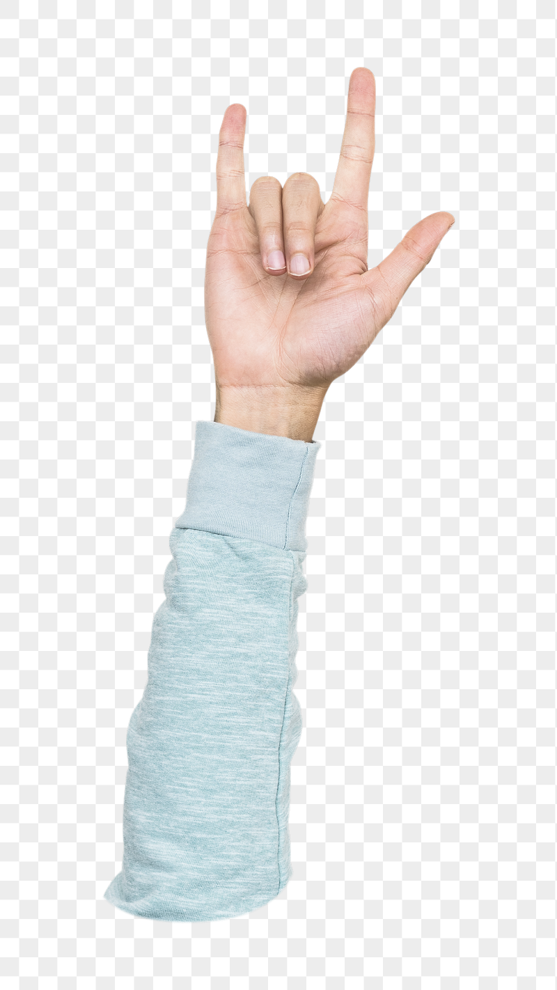 Love hand gesture png, transparent | Free PNG - rawpixel