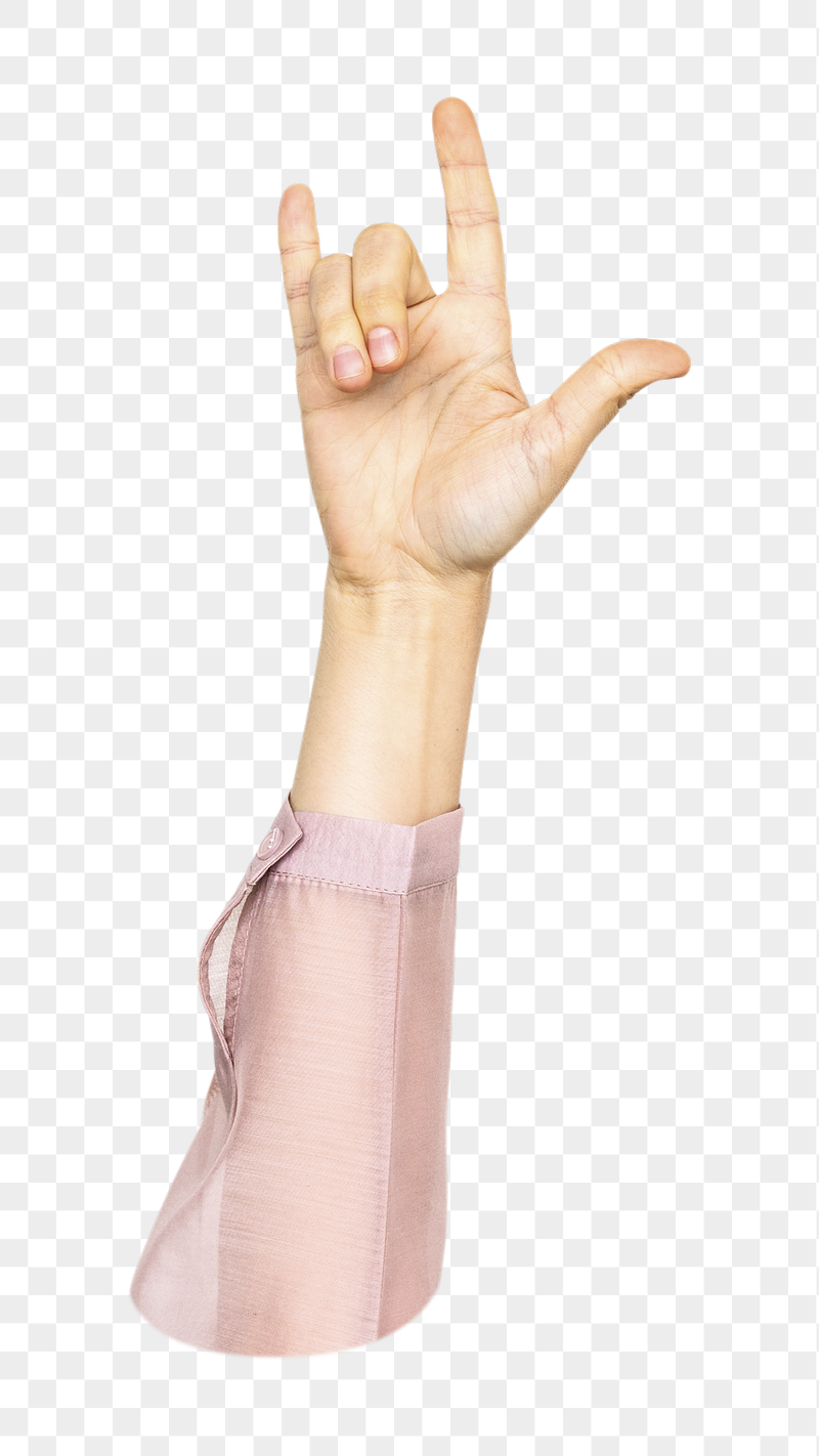 Love hand gesture png, transparent | Free PNG - rawpixel