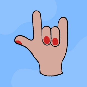 Love hand sign clipart, gesture | Free PSD Illustration - rawpixel