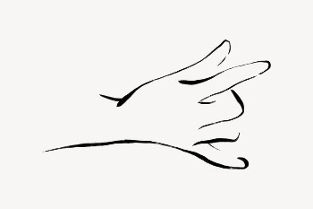 Love hand sign collage element, | Free Photo - rawpixel