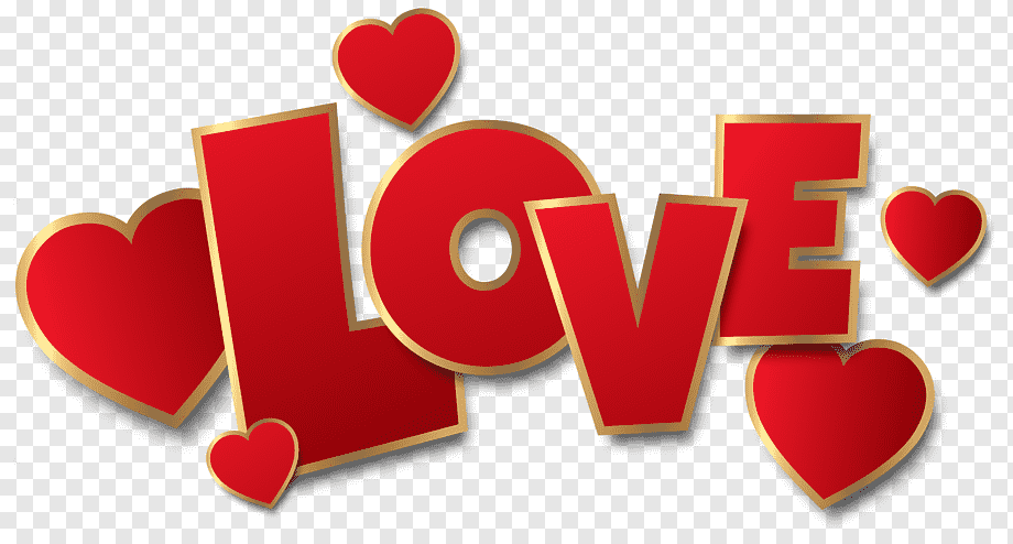 Love Heart, Red Love, Love text overlay, love, text, heart png